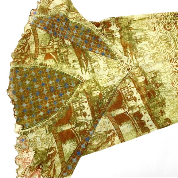 Vintage Save The Queen Mesh Overlay Maxi Dress - Picture 4 of 7